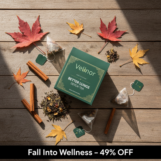 Velinor Lung Detox Tea – Support Clearer Breathing Naturally