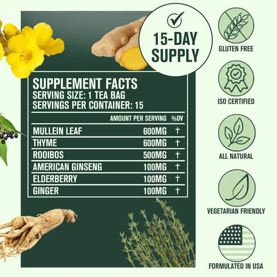 Velinor Lung Detox Tea – Support Clearer Breathing Naturally