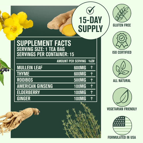 Velinor Lung Detox Tea – Support Clearer Breathing Naturally